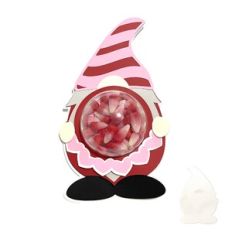 Valentine Gnome Dome Candy Holder Pull Tab
