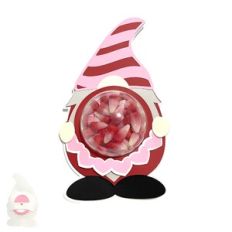 Valentine Gnome Dome Candy Holder Dial Back