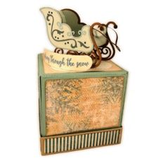 Explosion Box 3D Mini Sleigh Topper