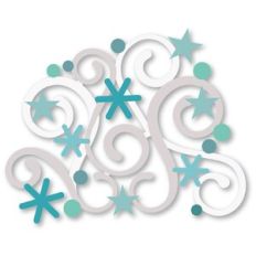 Flourish Snow Swirls and Stars