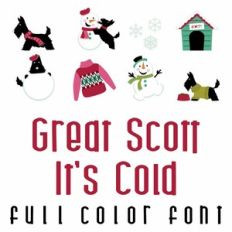 Great Scott Its Cold Full Color Font