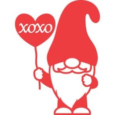 gnome balloon xoxo