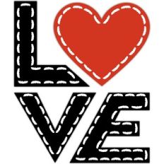 love heart sewing