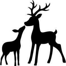 deer silhouette