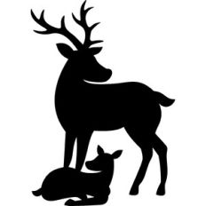 deer silhouette