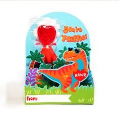 T-Rex with Heart 3D Valentine's Day Pop-up Card