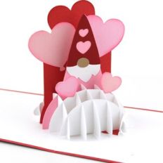 A2 Sliceform Pop Up Card Gnome