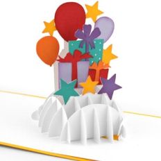 A2 Sliceform Pop Up Card Presents