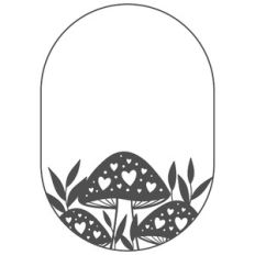 Heart Mushroom Arch Frame