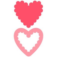 Scalloped Hearts