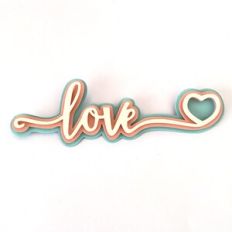 LOVE CAKE TOPPER