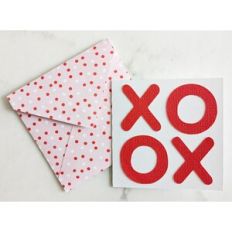 xoxo card and envelope