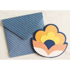 bloom flower card and envelope