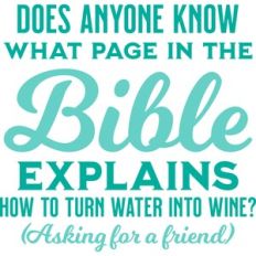 Water Into Wine