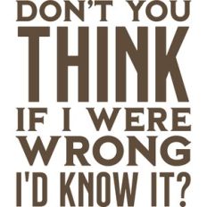 If I Were Wrong