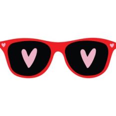 Sunglasses with Hearts