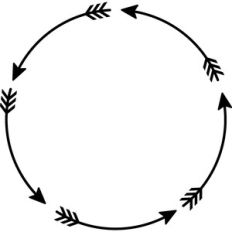 Arrow Circle Frame