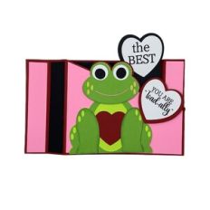 Frog Valentine Wiper Card