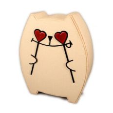 Box Figure 3D Cat Heart Eyes