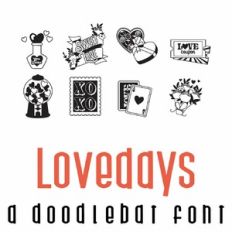 Lovedays Doodlebat Font