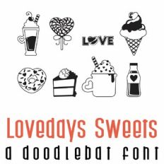 Lovedays Sweets Doodlebat Font
