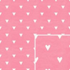 Pink Heart Polka Dot Pattern