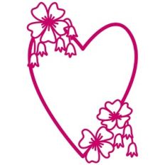 Garden Flowers Heart