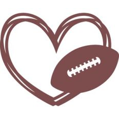 heart lines american football