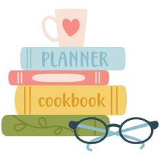 Mug, Books and Glasses