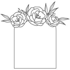 Floral Top Frame