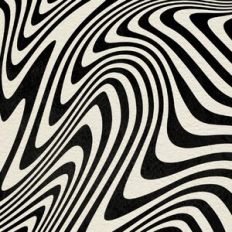 vintage psychedelic waves