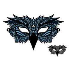 Half face party bird mask
