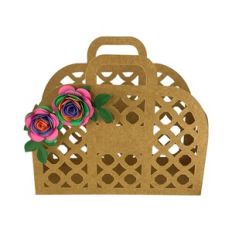 Lacy Purse 2 with Multicolor Spiral Flower