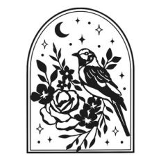 Floral Bird