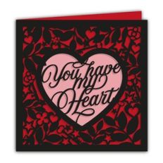 'You have my heart' Valentines Day Card