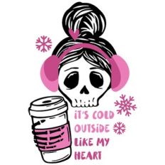 It's cold outside like my heart