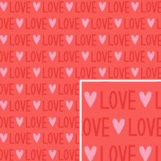Love and Hearts Pattern