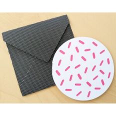 sprinkle card and envelope