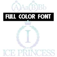 Ice Princess Monogram Color Font