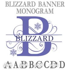 ZP Blizzard Banner Monogram