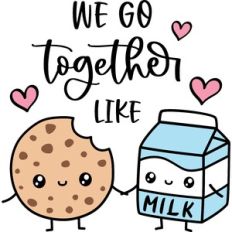 Cookie And Milk In Love