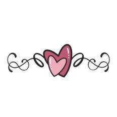 Hearts With Flourishes