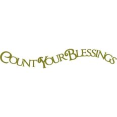 phrase: count your blessings