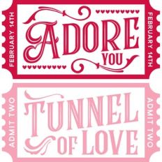 Valentine Ticket Set