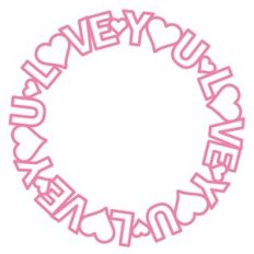 love you wreath