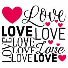 Love Word Art