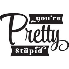 You're Pretty Stupid
