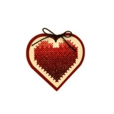 Heart Orn Ombre Cross Stitch