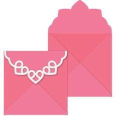 Env Hearts Intertwined Flap 6x6