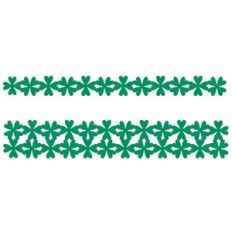 Four Leaf Clover Lucky Repeating Borders